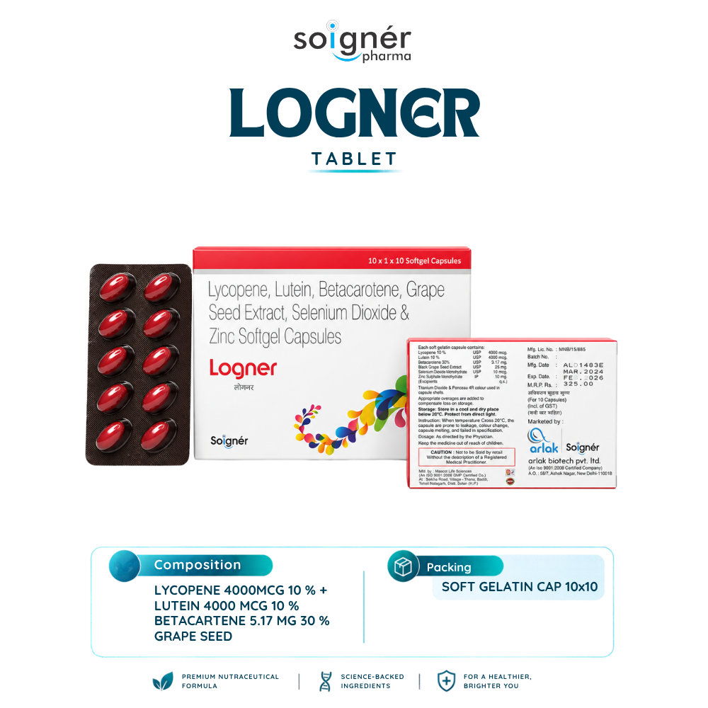Lycopene, Methylcobalamin, Lutein, Grape Extract & Beta Carotene Capsule