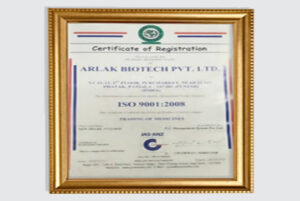 Certification of registration