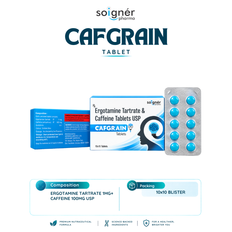 Ergotamine Tartrate & Caffeine Tablets USP